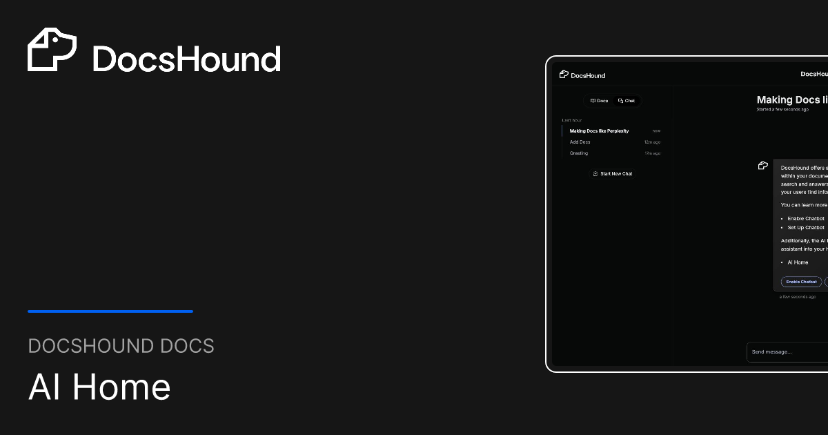 AI Home | DocsHound Docs